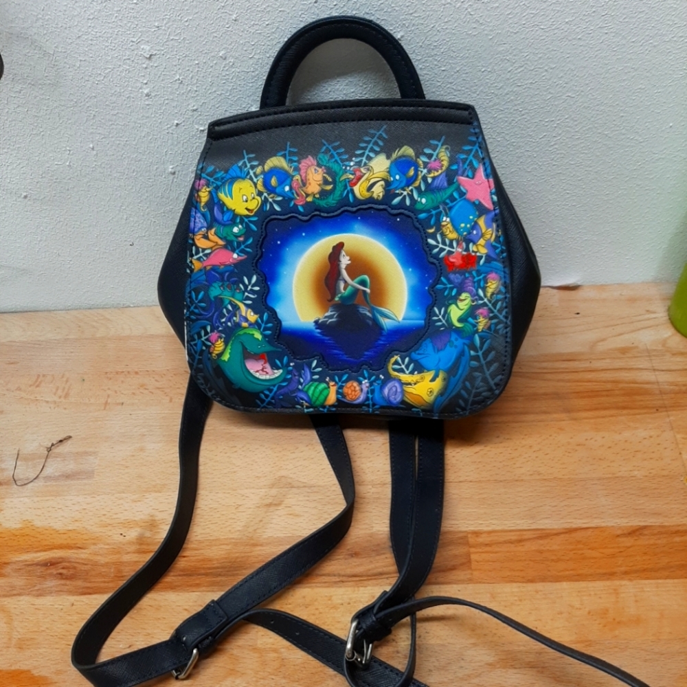 Loungefly The Little Mermaid Ariel Mini Backpack Like New!!